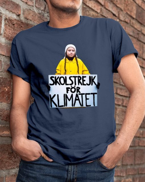 Offcial Greta Thunberg Skolstrejk For Klimatet Shirt