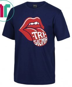 Tri Sigma Sexy Mouth Gift T-Shirt