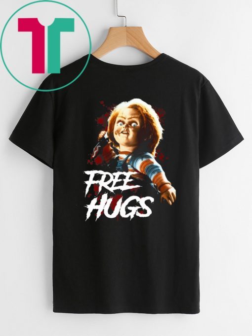 Chucky Free Hugs Horror Gift For Halloween T-Shirt