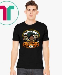 Michael Jason and Freddy Krueger Green Bay Packers T-Shirt