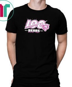 REAL BEARS FANS WEAR PINK SHIRT CHICAGO BEARS T-SHIRT