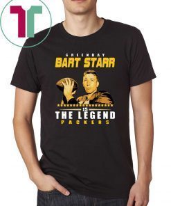 Buy Bart Starr The Legend Green Bay Packers Cool Gift T-Shirt