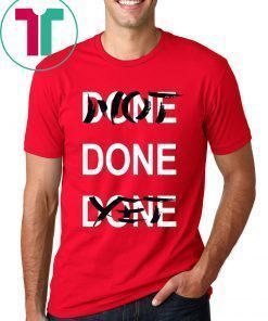 NOT DONE YET SHIRT DERRICK ROSE T-SHIRT