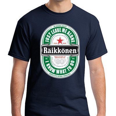 kimi raikkonen heineken shirt