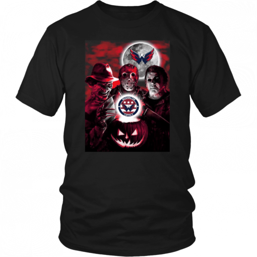 Washington Capitals Copy Halloween Freddy Krueger Jason Michael Myers T-Shirt