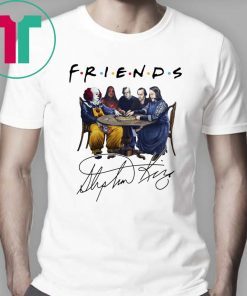 Mens Stephen King Horror Friends Signature Shirt