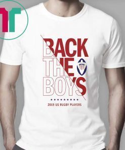 Back the Boys 2019 USA Rugby Players Squad TShirt T-Shirt