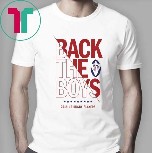 Back the Boys 2019 USA Rugby Players Squad TShirt T-Shirt