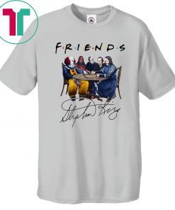 Mens Stephen King Horror Friends Signature Shirt