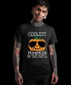 oolest Pumpkin In The Patch Halloween Costume Boys T-Shirt