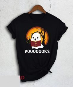 Boo Read Books Halloween Boooooks Tee Shirt