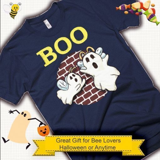 Honey Bees Dressed as Ghosts for Halloween T-Shirt