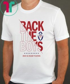 Womens Back the Boys 2019 USA Rugby Players Squad T-Shirt