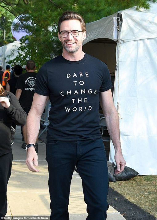 Buy Dare To Change The World Hugh Jackman T-Shirt