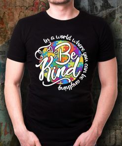 In A World Where You Can Be Anything Be Kind Autism Meaningful Gift T-Shirt