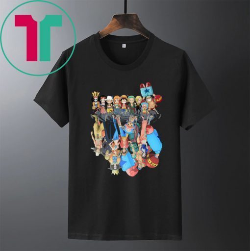 One Piece Characters Water Mirror Reflection Unisex T-Shirt