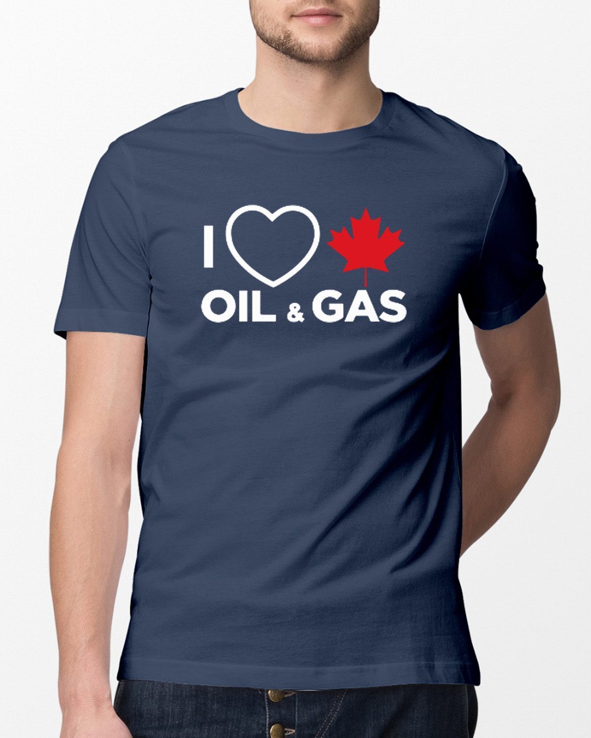 I Love Canadian Oil And Gas T Shirt