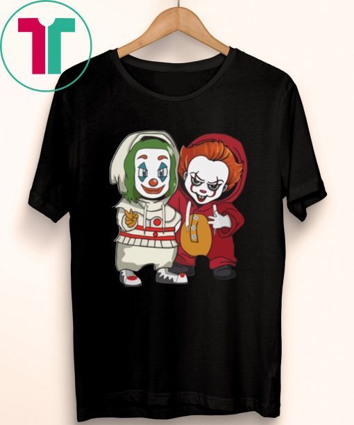 Baby Joker and Pennywise Shirt