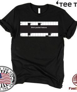 Shirt pocket feature crossword Shirt pocket feature tee