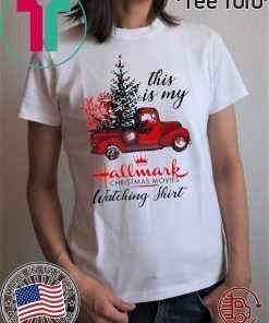 Hallmark Christmas Movies Watching Maternity Pregnancy Shirt - Classic Tee