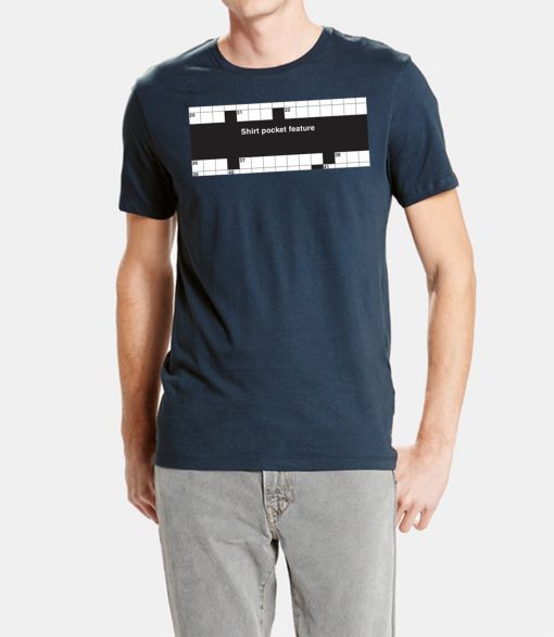 Shirt pocket feature crossword Shirt pocket feature tee