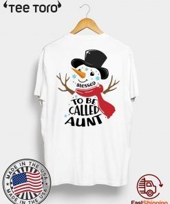 Snowman Blessed To Be Called Aunt 2020 T-Shirt