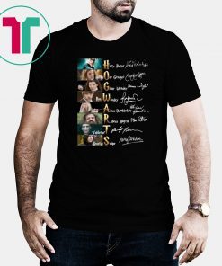 Harry Potter Hogwarts Members Signatures T-Shirt