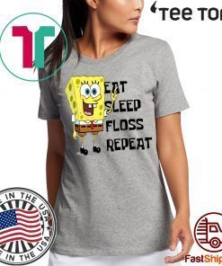 Spongebob Eat Sleep Float Repeat Classic T-Shirt