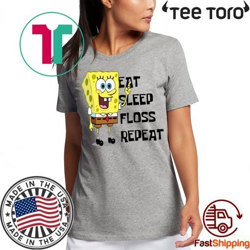 Spongebob Eat Sleep Float Repeat Classic T-Shirt