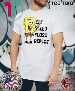 Spongebob Eat Sleep Float Repeat Classic T-Shirt