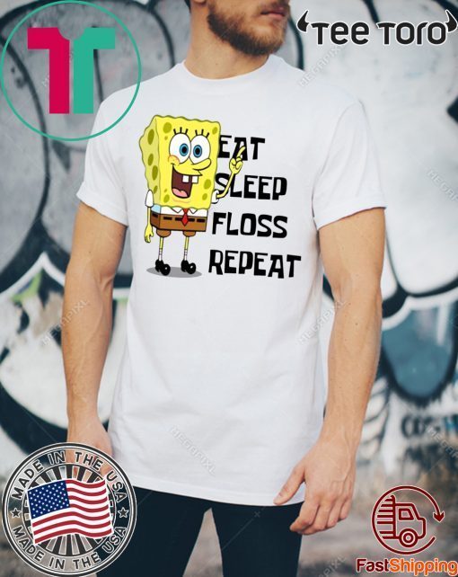 Spongebob Eat Sleep Float Repeat Classic T-Shirt