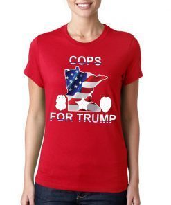 Minneapolis Police Union Federation Cops For Trump Offcial T-Shirt