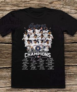 Houston Astros American League Champions Nba 2019 Signatures Shirt