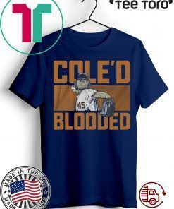 Gerrit Cole Shirt - Cole'd Blooded, MLBPA Licensed Tee