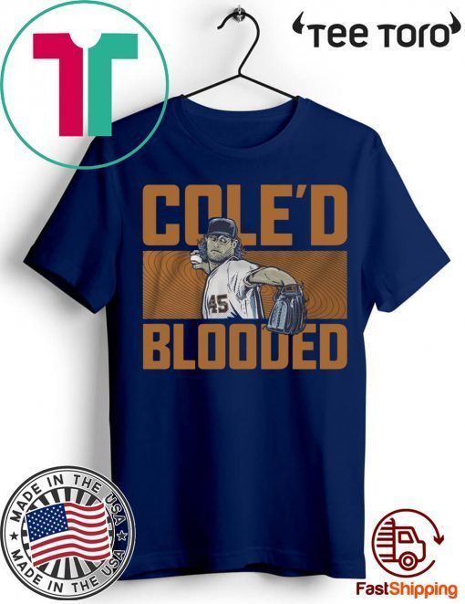 Gerrit Cole Shirt - Cole'd Blooded, MLBPA Licensed Tee