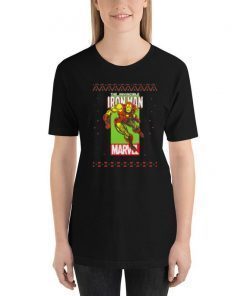 MCU Marvel The Invincible Iron Man Ugly Christmas Classic T-Shirt