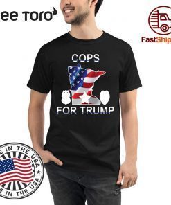Cops for Trump in 2020 Shirt gift for a Police Officer Tee