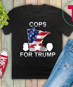 Cops For Trump 2020 T-Shirt For Mens Womens