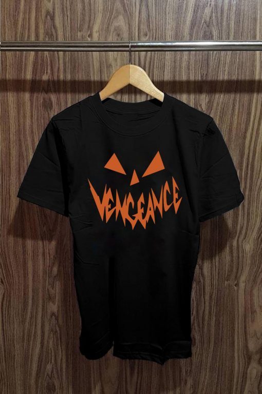 Vengeance Vengeance Pumpkin Face Halloween Classic T-Shirt
