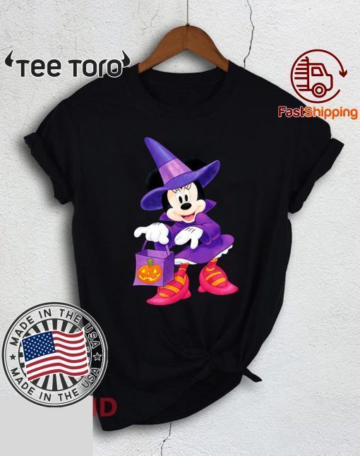 Nice Disney Halloween Minnie Mouse Trick or Treating Original T-Shirt