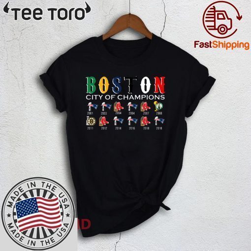 Boston City of Champions Shirt