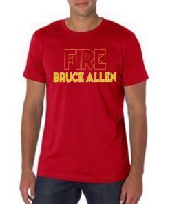 FIRE BRUCE ALLEN Washington Redskins SHIRT