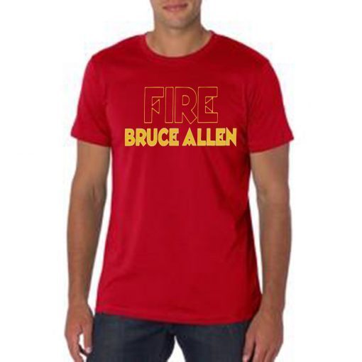 FIRE BRUCE ALLEN Washington Redskins SHIRT