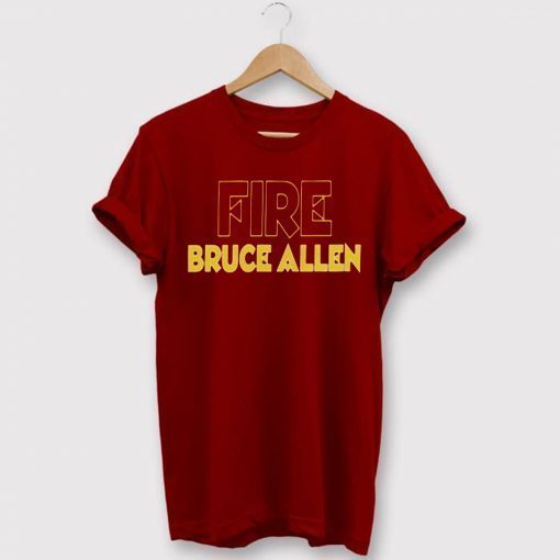 FIRE BRUCE ALLEN Washington Redskins SHIRT