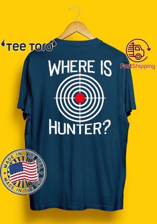 Offcial Where's Hunter Funny POTUS 45 T-Shirt