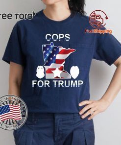 Cops For Trump Tee Shirt minnisota