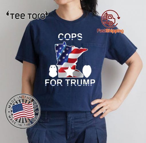 Cops For Trump Tee Shirt minnisota