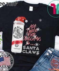 All I Want For Christmas Is White Claw Raspberry Christmas Gift T-Shirt