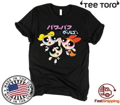 Desert Dreamer Powerpuff Girls Kanji Black 2020 T-Shirt