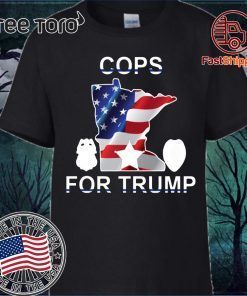 Cops For Trump Tee Shirt minnisota